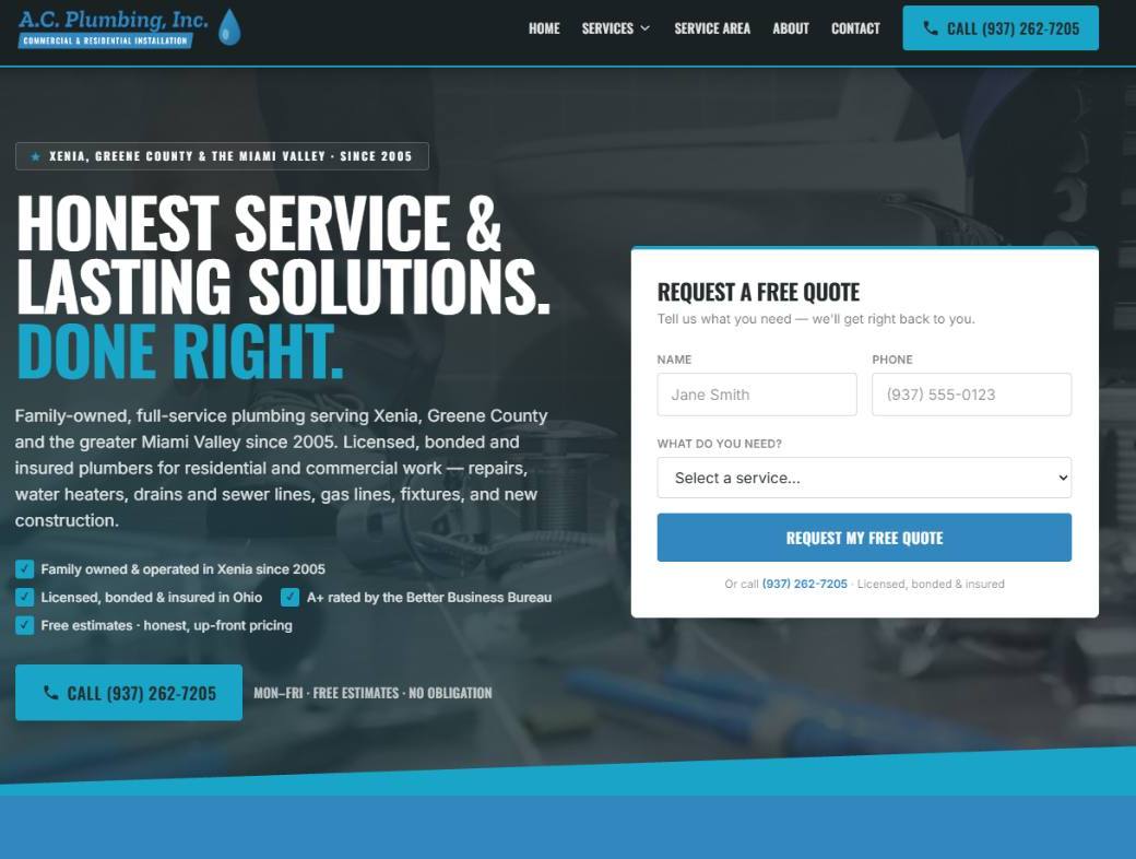 Website Design, Local SEO & Website Hosting in Xenia, OH