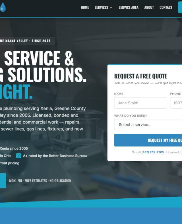 Website Design, Local SEO & Website Hosting in Xenia