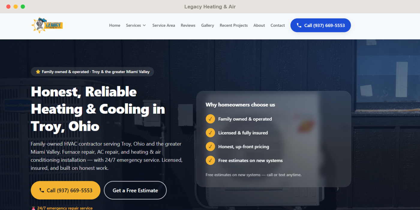 Legacy Heating & Air preview
